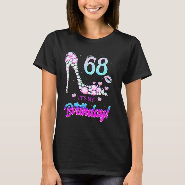 Camiseta Cute 68 Years Old It's My 68th Birthday Party (Anverso)