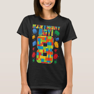 Camiseta Cute 8 cumpleaños niños de 8 años de edad de const