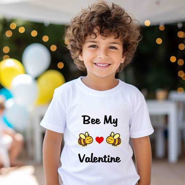 Camiseta Cute Abeja Mi Valentine Bumble Abejas color claro (Subido por el creador)