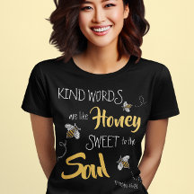 Cute Abejas Miel Palabras Amables Como Miel Modern