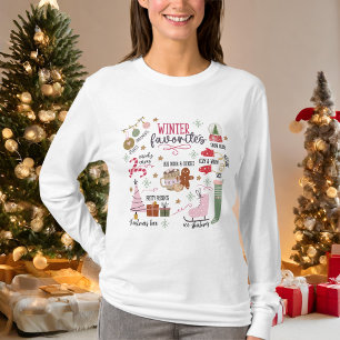 Camiseta Cute acuarela Doddle Acogedores favoritos de invie