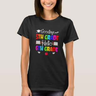 Camiseta Cute Adiós equipo de quinto grado Hola Squa de sex