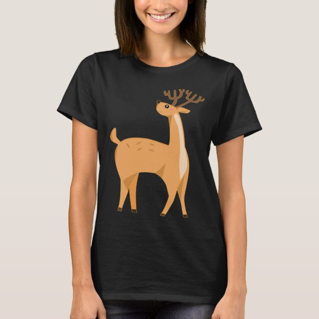 Camiseta Cute Adorable Baby Deer Children Adult (Anverso)