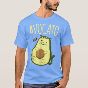Camiseta Cute Aguacate Cat Kawaii