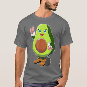 Camiseta Cute Aguacate Funny Aguacate Tiras Vegetarias