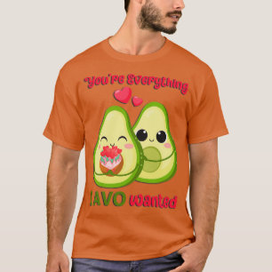Camiseta Cute Aguacate Valentine Pareja Youx27re Todo