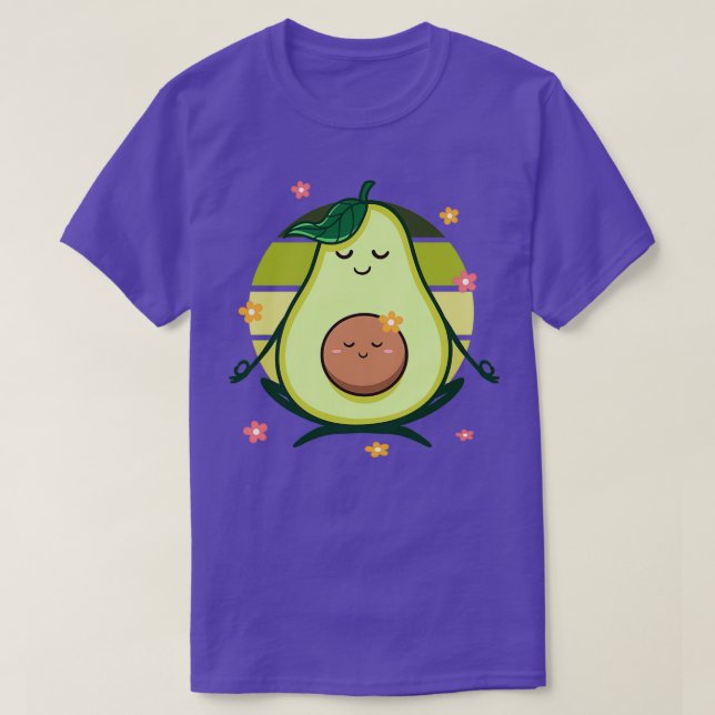 Camiseta Cute aguacate vegan (Diseño del anverso)