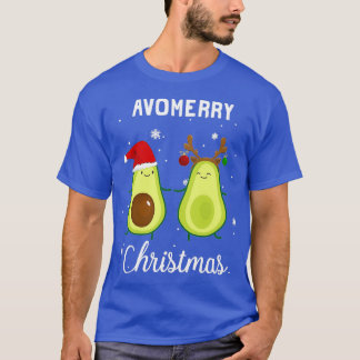 Camiseta Cute Aguacate Xmas Regalo Idea Funny Avo Merry Chr