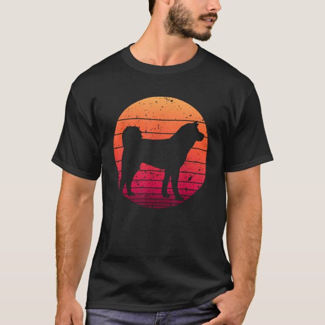Camiseta Cute Akita Art For Men Women Akita Inu Breed Dog L (Anverso)