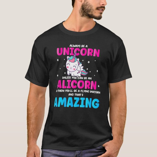 Camiseta Cute Alicorn Magia Unicornio Fantasía Cre Legendar (Anverso)