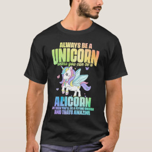 Camiseta Cute Alicorn Magia Unicornio Fantasía Cre Legendar