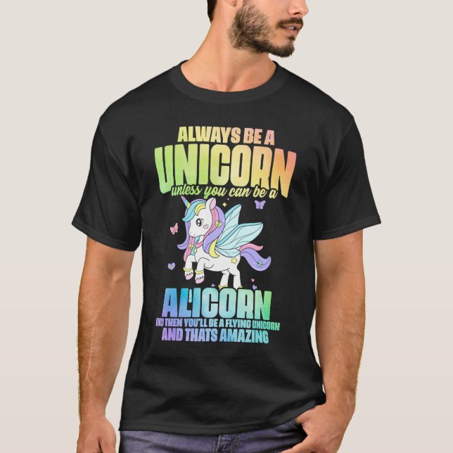 Camiseta Cute Alicorn Magia Unicornio Fantasía Cre Legendar (Anverso)