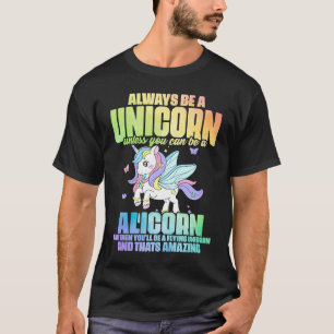 Camiseta Cute Alicorn Magia Unicornio Fantasía Cre Legendar