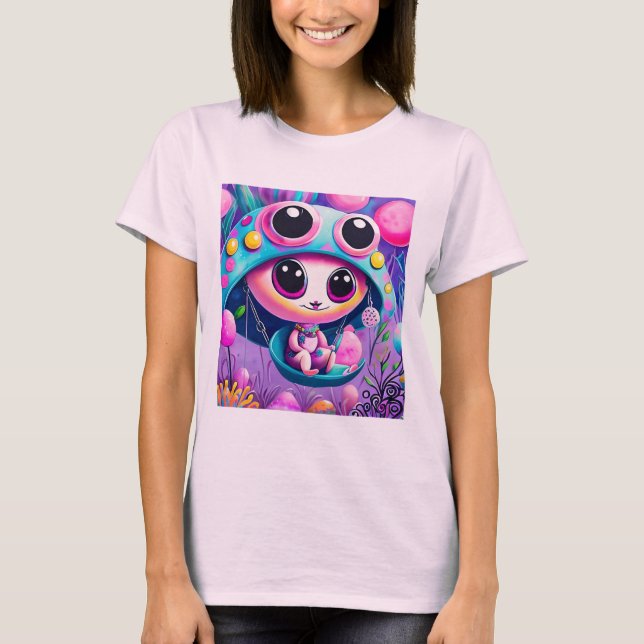 Camiseta Cute Alien (Anverso)
