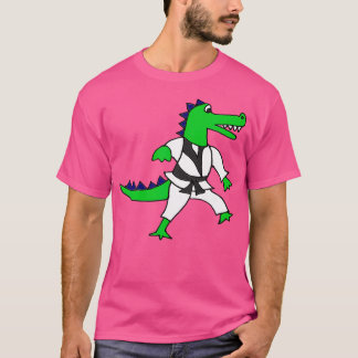 Camiseta Cute Alligator Doing Karate