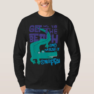 Camiseta Cute Alligator Says Get Me To The Beach