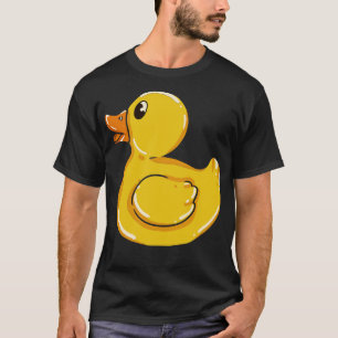 Camiseta Cute amarillo de goma Pato amarillo de goma Ducky