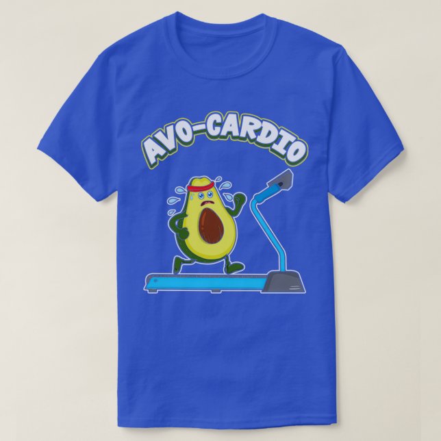 Camiseta Cute amp Funny AvoCardio Aguacate Cardio Pun Gym (Diseño del anverso)