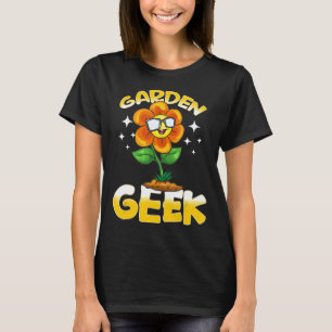 Camiseta Cute Amp Garden Geek Gardening Pun Plantar Flor