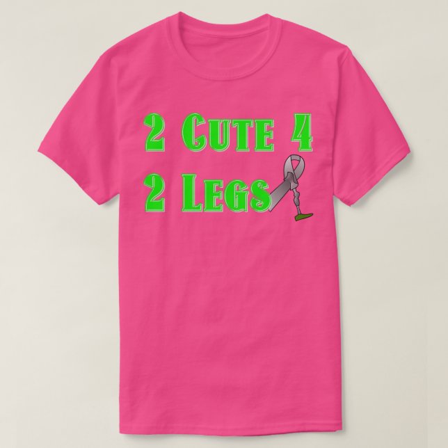 Camiseta Cute Amputee (Diseño del anverso)