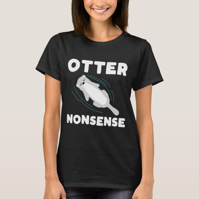 Camiseta Cute And Funny Otter  (Anverso)