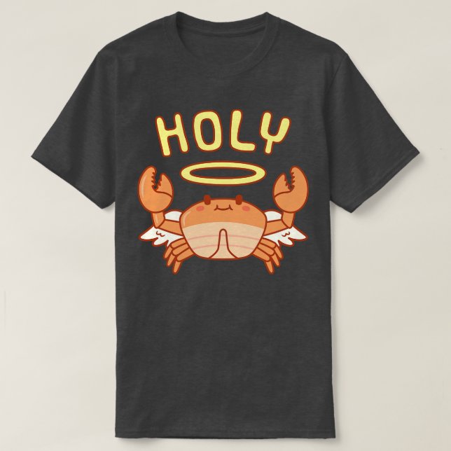 Camiseta Cute Angel Wings Halo Holy Pun (Diseño del anverso)