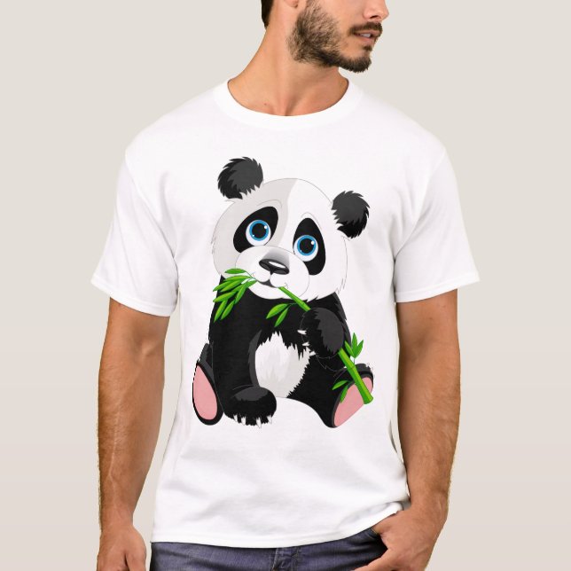 Camiseta Cute Animal Friendly Panda  (Anverso)