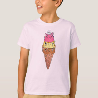 Camiseta Cute Animal Ice Cream Cone