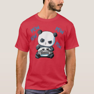 Camiseta Cute Animal Panda Bear Play Games Gaming Panda gif