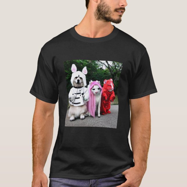 Camiseta Cute Animals Cosplay (Anverso)