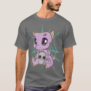 Camiseta Cute Anime Dino Sostengo Juguete De Horror Kawaii 
