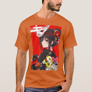 Camiseta Cute Anime Girls Japanese Aesthetic Costume Gift A