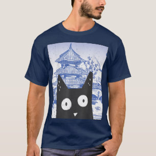 Camiseta Cute Anime Kitten Neko Japón Manga Harajuku Otaku