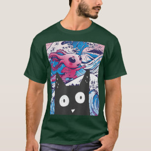 Camiseta Cute Anime Retro Kitten Neko Synthwave Japan 80s M