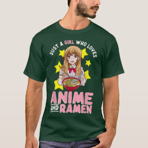 Camiseta Cute Anime solo un chica al que le encanta el anim