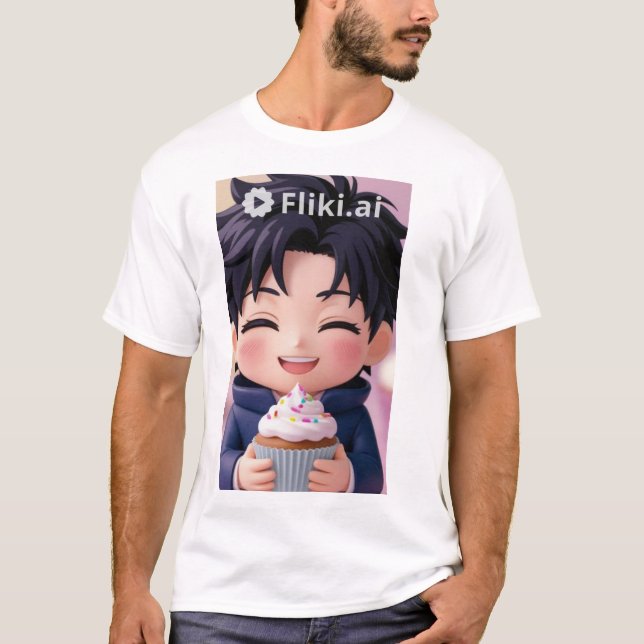 Camiseta Cute Anime tisart (Anverso)