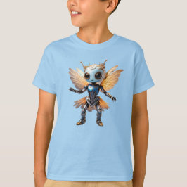 Camiseta Cute Ant Girl Dancing Robot Pixie