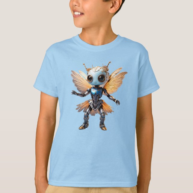 Camiseta Cute Ant Girl Dancing Robot Pixie (Anverso)