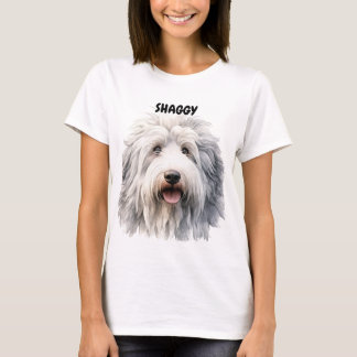 CAMISETA CUTE ANTIGUO ROSTRO DE OVEJA INGLESA