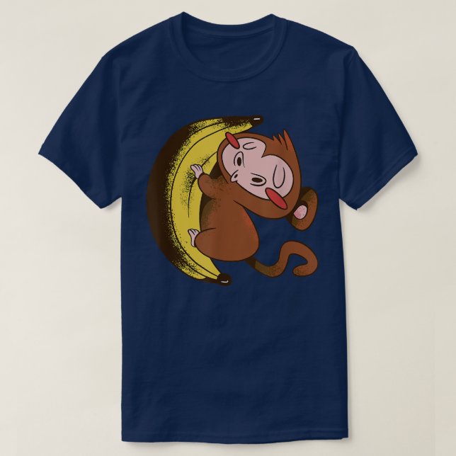 Camiseta Cute Ape Banana Lover Vegetarians Food Monkey Bana (Diseño del anverso)