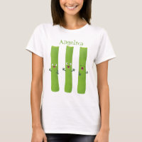Cute apio palitos trio verduras personalizados