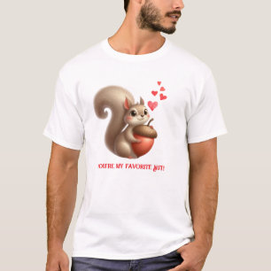 Camiseta Cute ardilla divertida día de San Valentín