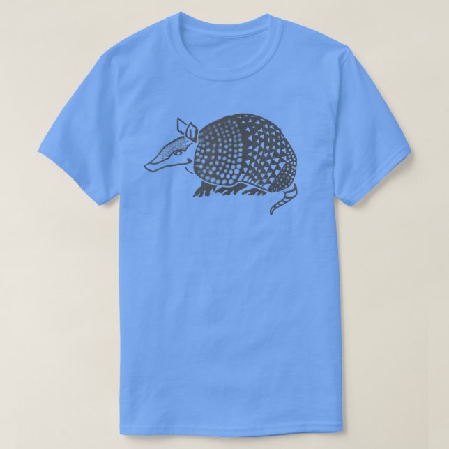 Camiseta Cute Armadillo Distressed Graphic Design  (Diseño del anverso)