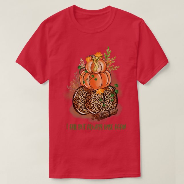 Camiseta Cute Autumn For Women3 (Diseño del anverso)