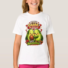 Camiseta Cute Avocado Valentine’s Love Design, kawaii Love