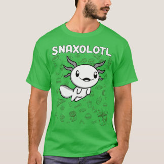 Camiseta Cute Axolotl Amante Snaxolotl (78)