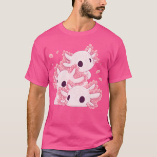 Camiseta Cute Axolotl Chibi Stack