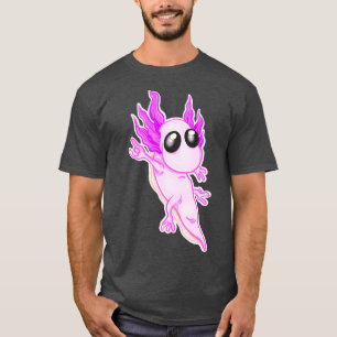 Camiseta Cute Axolotl Funny Salamander Amfibios