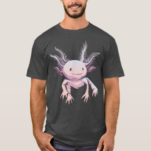 Camiseta Cute Axolotl Kawaii Chibi Pastel Gótico Anime 357