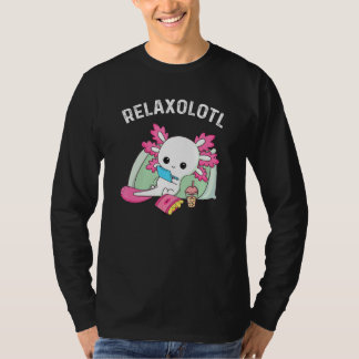 Camiseta Cute Axolotl Lover Mexican Salamander Relaxolotl